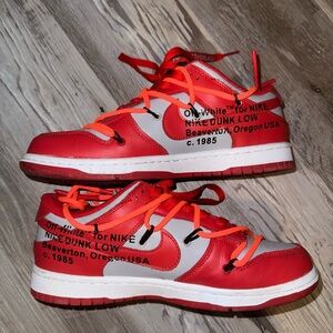 OFF-WHITE X DUNK LOW 'UNIVERSITY RED'